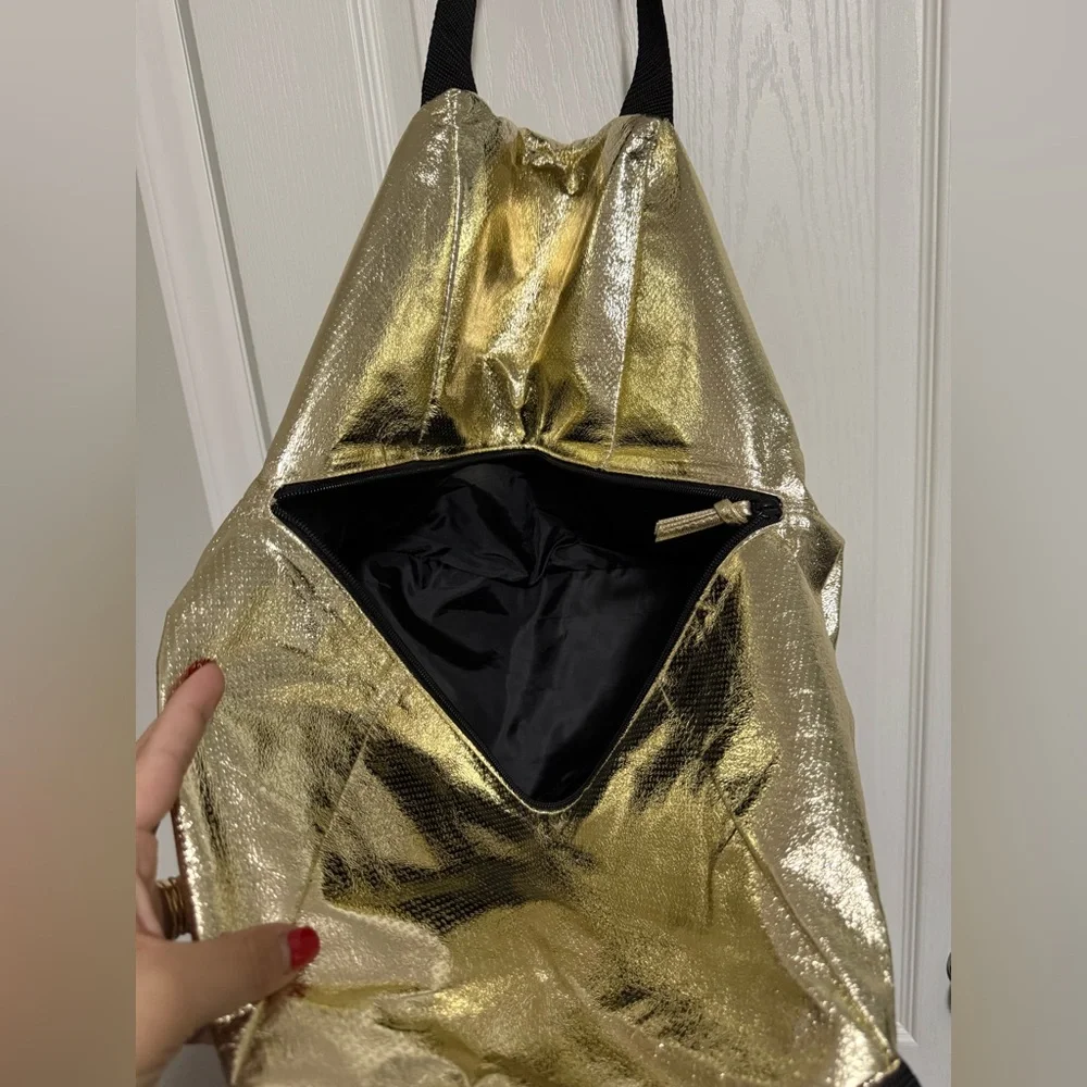 Victoria's Secret Gold and Black Tote Bag - Picture 7 of 10